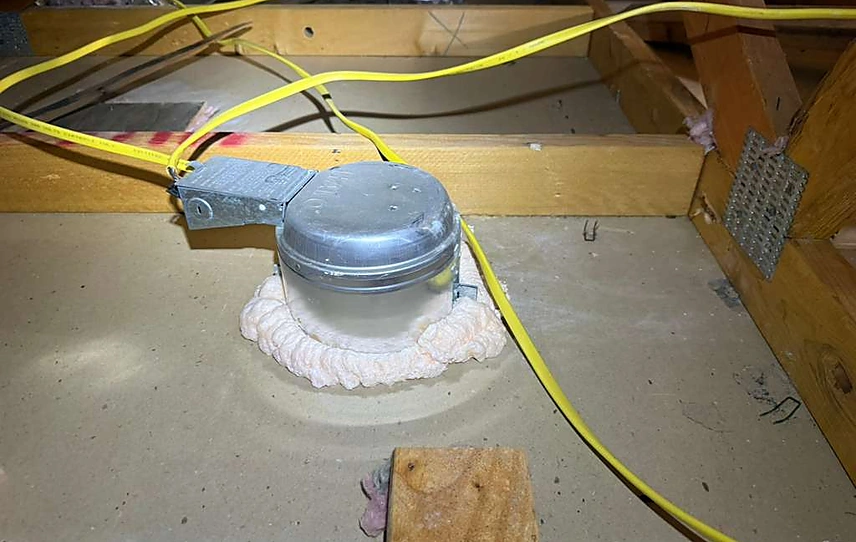 Attic Air sealing
